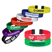BrandBandTM Bracelet and Wrist Band (Patent 3,962,244)